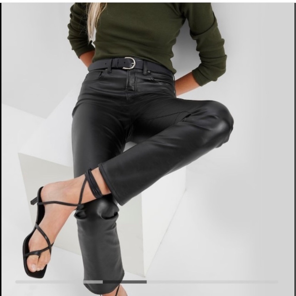 VAKKO SPORT BUTTERY SOFT BLACK LEATHER PANTS